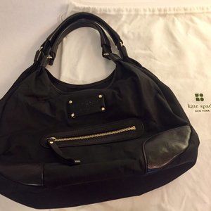 Kate Spade Black Nylon Purse with dustbag